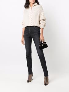 Balmain High waist jeans - Zwart