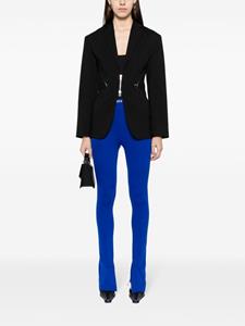 Off-White side-slit high-waisted leggings - Blauw