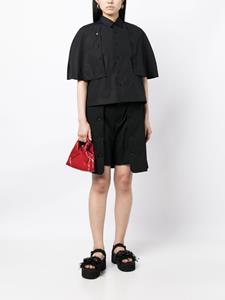 Noir Kei Ninomiya Blouse met korte mouwen - Zwart