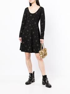 Valentino Garavani Pre-Owned Mini-jurk met sterrenprint - Zwart