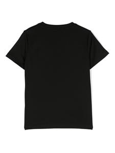 Versace Kids T-shirt met geborduurd logo - Zwart
