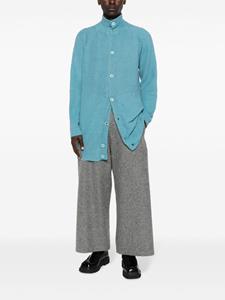 Yohji Yamamoto Vest met knopen - Blauw