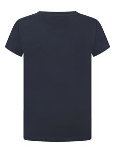 Moncler Enfant T-shirt met logopatch - Blauw