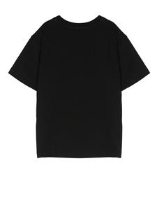 Balmain Kids T-shirt met logoprint - Zwart