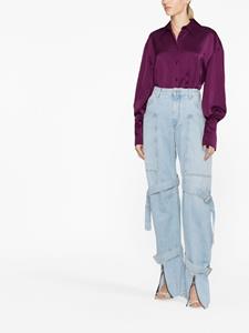 The Attico High waist jeans - Blauw