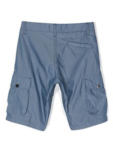 Stone Island Junior Shorts met logopatch - Blauw