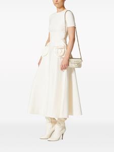 Valentino Crepe Couture midi-jurk - Wit