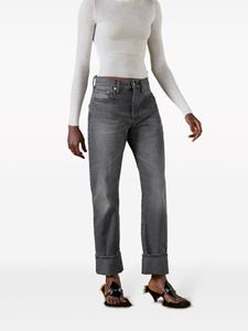 Gucci Retro Square G straight jeans - Grijs