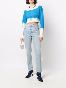 Off-White Jeans met tekst - Blauw