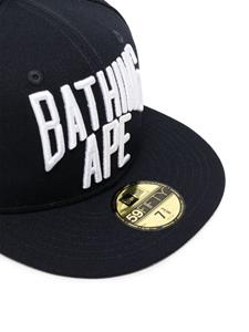 A BATHING APE x New Era 59FIFTY pet met logo - Zwart