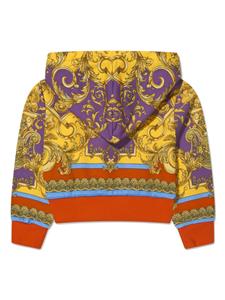 Versace Kids Katoenen hoodie - Geel