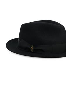 Borsalino Fedora hoed - Zwart