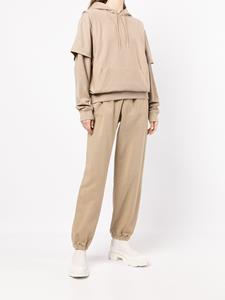 Dion Lee Hoodie met trekkoord - Bruin