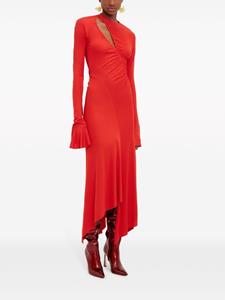 Victoria Beckham Asymmetrische midi-jurk - Rood