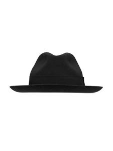 Saint Laurent Wollen fedora hoed - Zwart