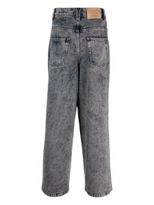 Etudes Jeans met logopatch - Grijs