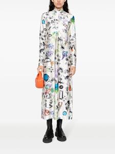 Bimba y Lola Midi-jurk met grafische print - Beige