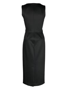 Cynthia Rowley Midi-jurk met bloemenprint - Zwart