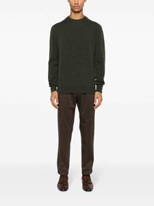 Dell'oglio herringbone cotton-blend tapered trousers - Bruin