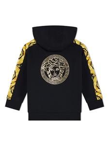 Versace Kids Fleece hoodie - 2B130 BLACK + GOLD