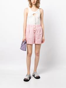CHANEL Pre-Owned 1990-2000s shorts met CC-knopen - Roze