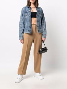 Céline Pre-Owned 1980s pre-owned pantalon met kettingdetail - Bruin