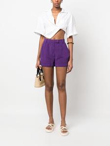Dolce & Gabbana Pre-Owned 2000s high-waist mini-shorts - Paars