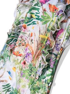 Molo Nathalie badpak met bloemenprint - Groen