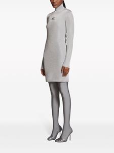 Balenciaga Mini-jurk met logo - Zilver