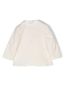 La Stupenderia single-breasted cotton blazer - Wit