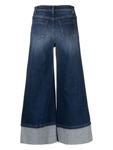 TWINSET Jeans met wijde pijpen - Blauw