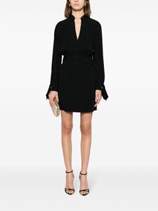 Elisabetta Franchi Mini-jurk met kettingdetail - Zwart