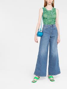 Stella McCartney Jeans met wijde pijpen - Blauw