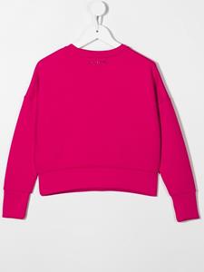 Karl Lagerfeld Kids Sweater met logoprint - Roze