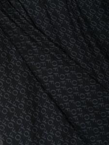 Off-White Sjaal met logoprint - BLACK BLACK