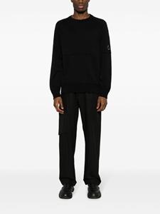 C.P. Company Sweater met lens-detail - Zwart