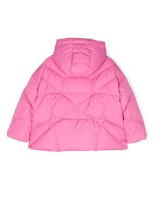 Khrisjoy Kids Khriskid hooded puffer jacket - Roze
