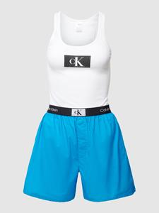 Calvin Klein Jeans Korte broek met elastische band met logo, model '1996'