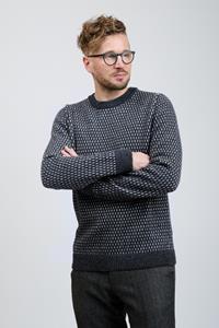 Alpa TRAIL sweater, dark grey - off-white