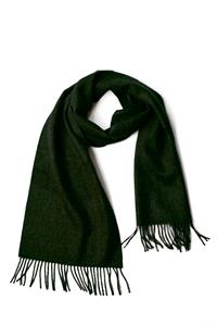 Alpa ca wool scarf, forest green