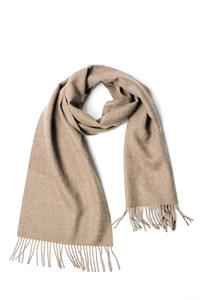 Alpa ca wool scarf, light brown