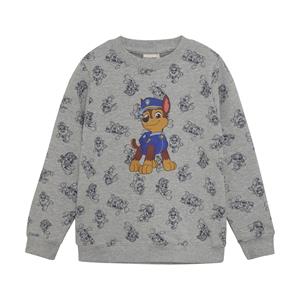 Minymo Jongens sweater Paw Patrol - Licht grijze melange