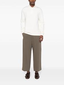 FURSAC shawl-collar cotton sweatshirt - Beige