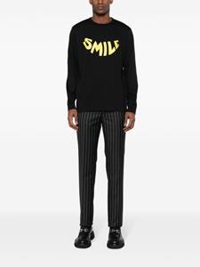 FURSAC Smile cotton sweatshirt - Zwart
