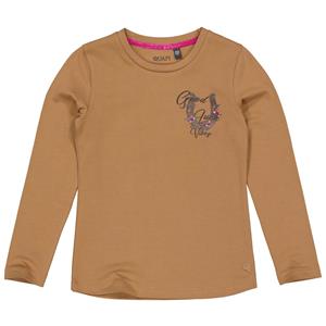 Quapi Meisjes shirt - Alicia - Amandel bruin