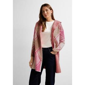 Cecil Capuchonvest Open Cosy Jacquard Cardigan