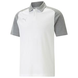 PUMA Polo teamCUP Casuals - Wit/Grijs
