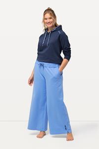 Ulla Popken Grote Maten Loungewear-broek, Dames, blauw, 
