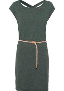Ragwear Jerseykleid SOFIA DRESS (mit abnehmbarem Gürtel) mit tiefem Rückenausschnitt