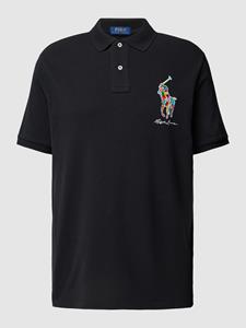 Polo Ralph Lauren Classic-Fit Piqué-Poloshirt mit Big Pony - Polo Black - L